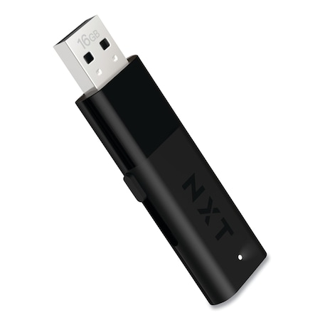 Nxt Technologies USB 2.0 Flash Drive, 16 GB, Black, 10PK NX52548-US/CC